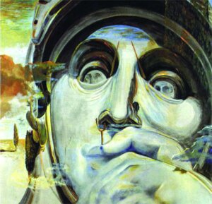 Сальвадор Дали. Воин. Холст, масло. 1982 г.