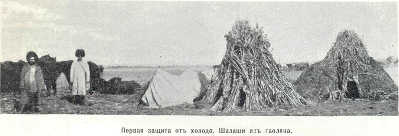 фотографии русско-японская война на суше - шалаши